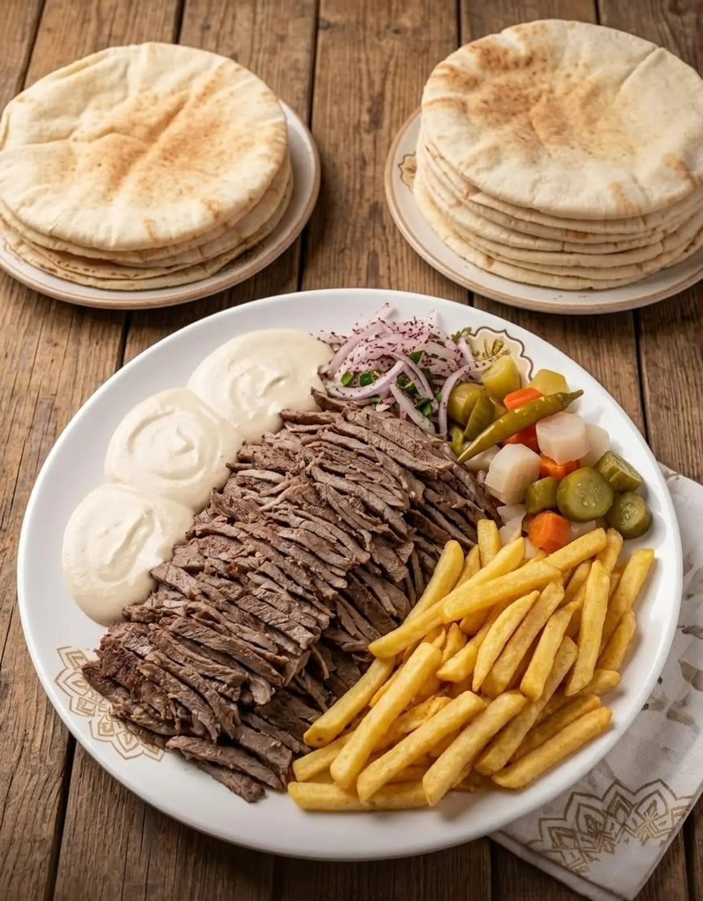 شاورما عربي فرط كبير - دجاج