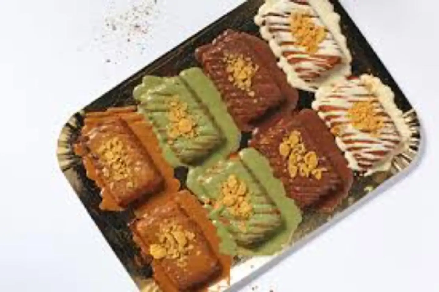 Mini Kunafa 8 Rectangular Pieces - Without Filling
