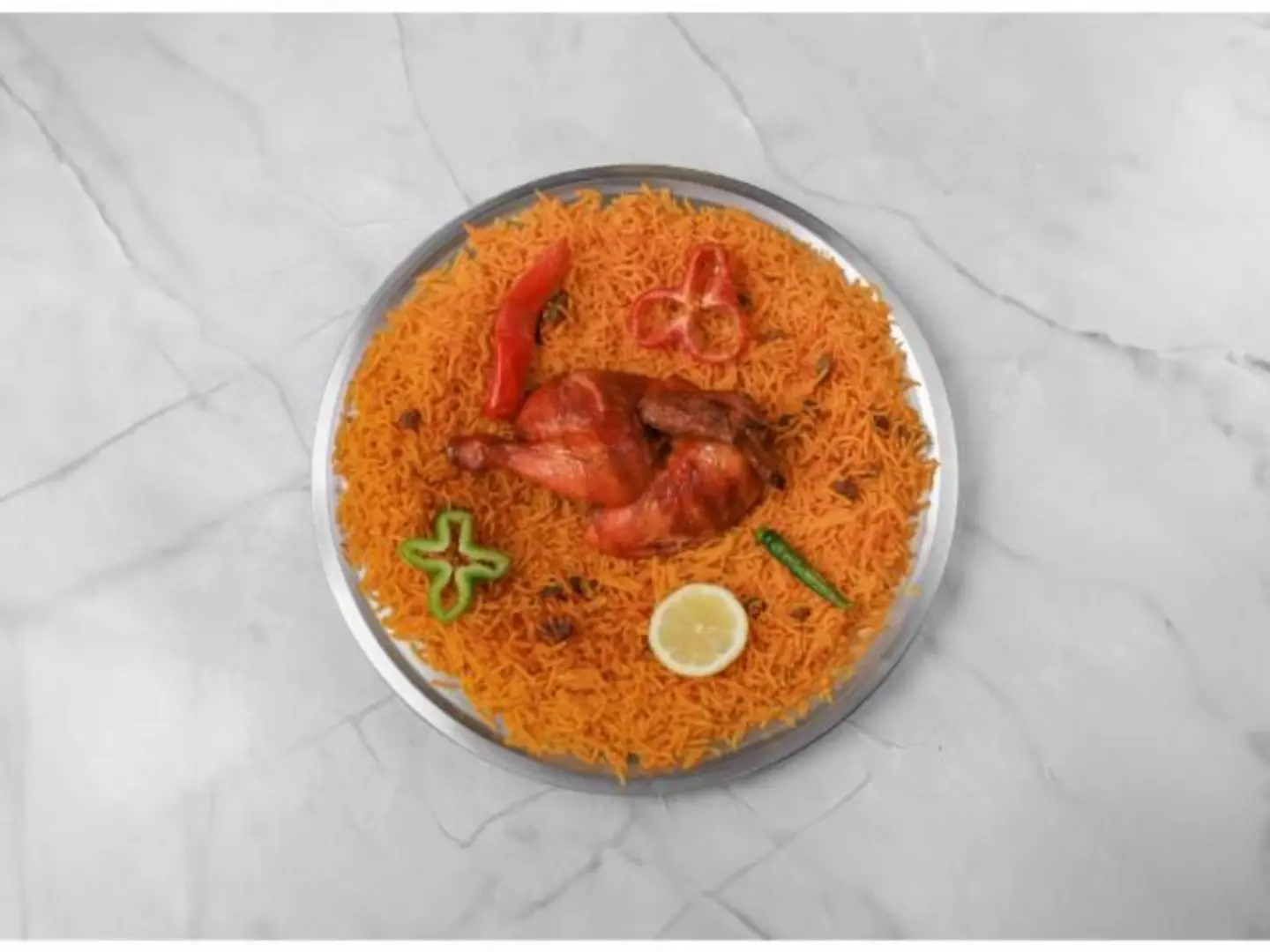 Half A Grilled Chicken - Pishawari Rice