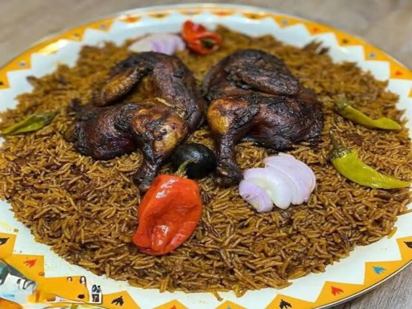 كبسة حساوية - ربع دجاجة