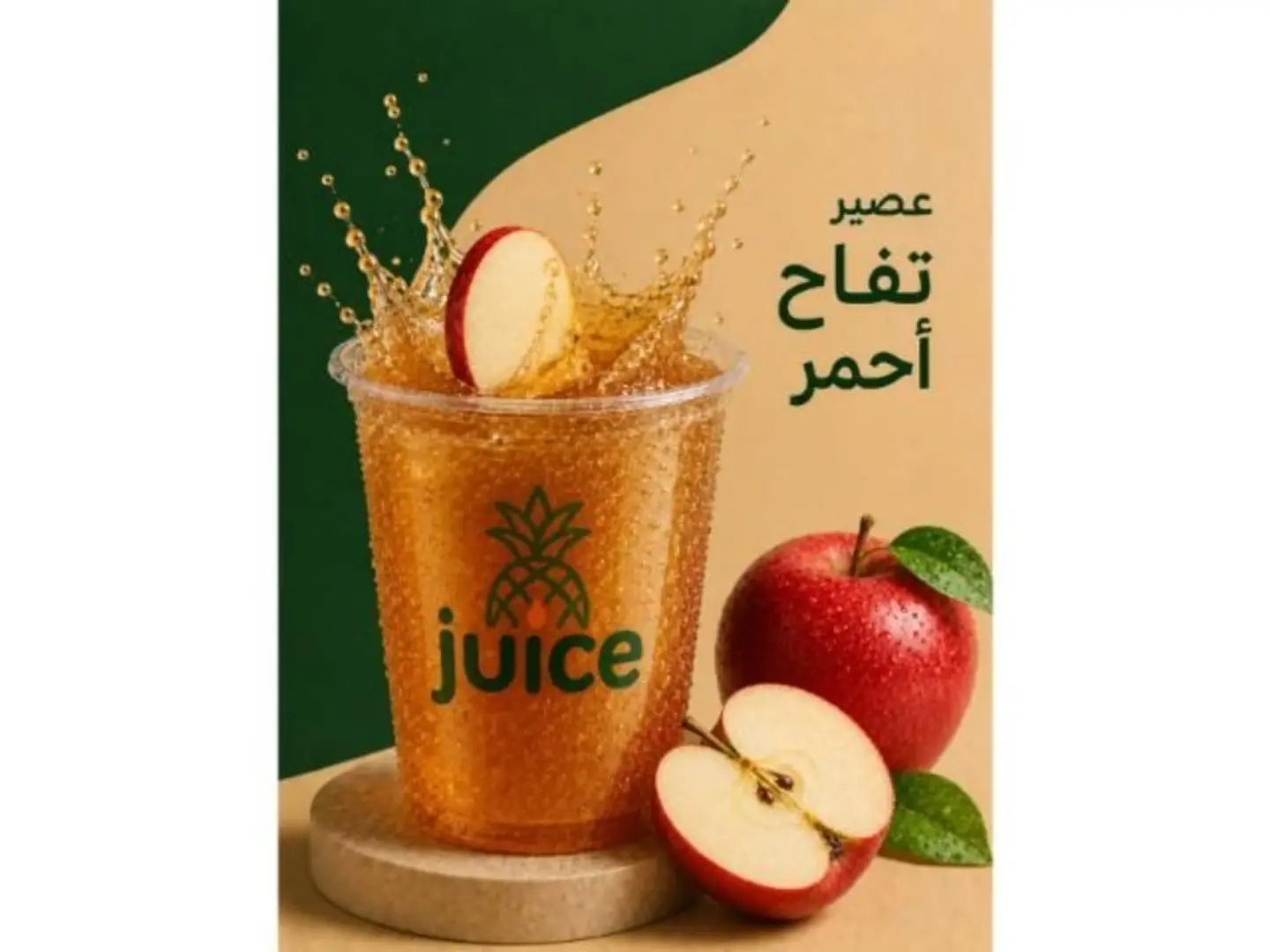 Red Apple - Medium Cup