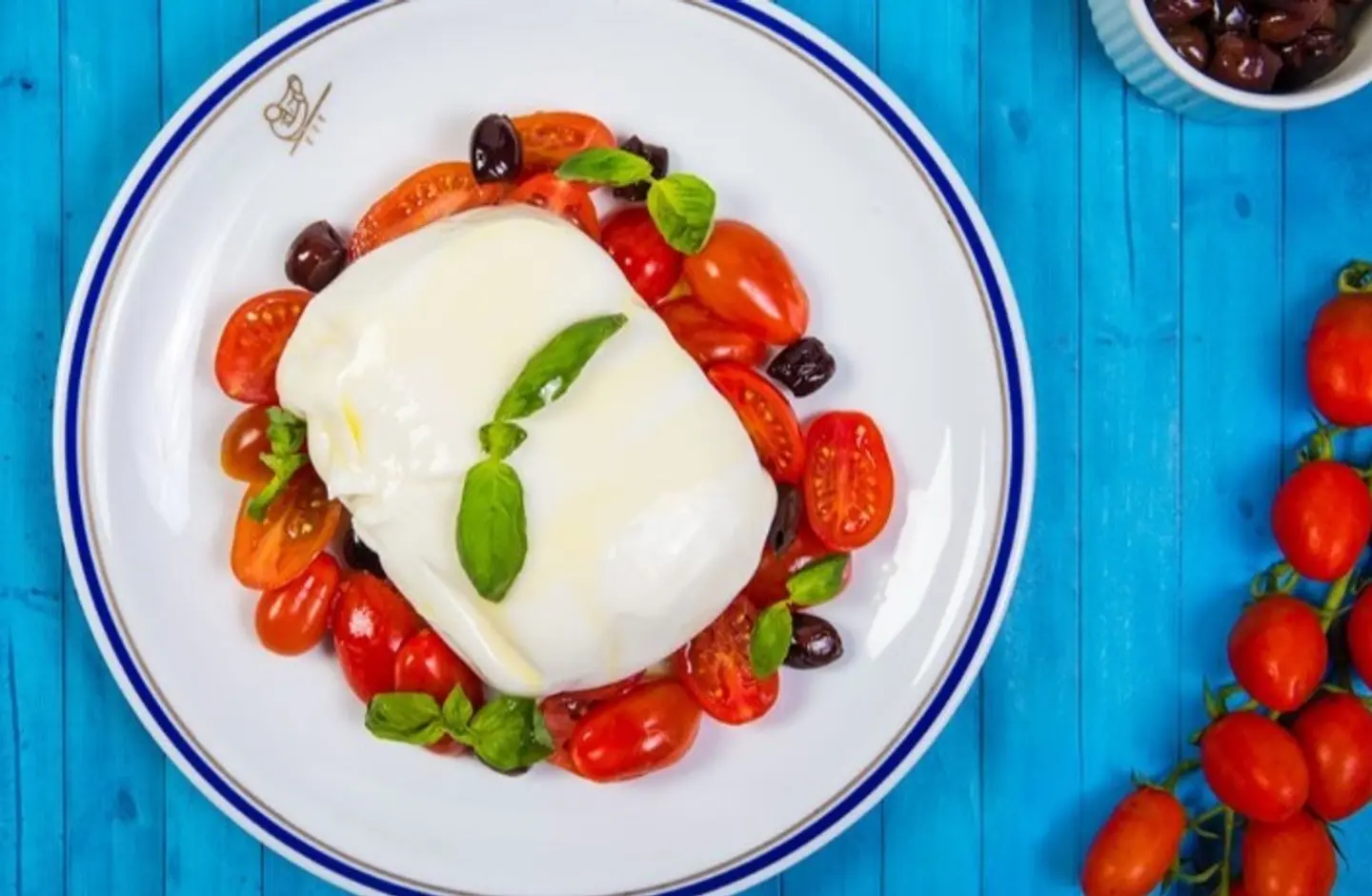 صحن جبنة مع طماطم - صغير