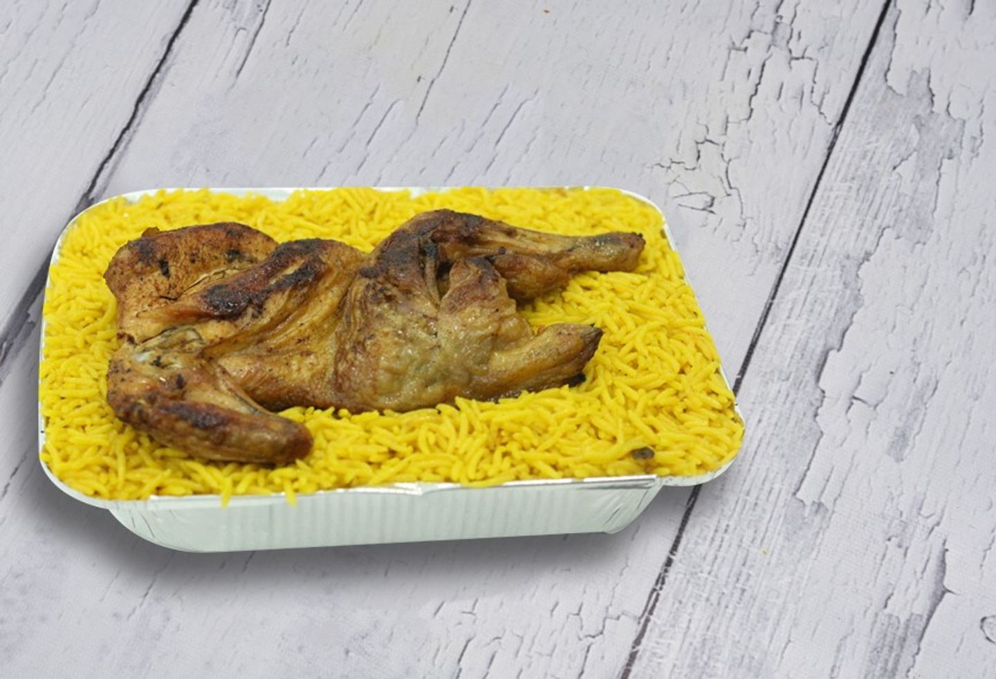 Madbi  Chicken With Peshawar Rice - Half A Chicken