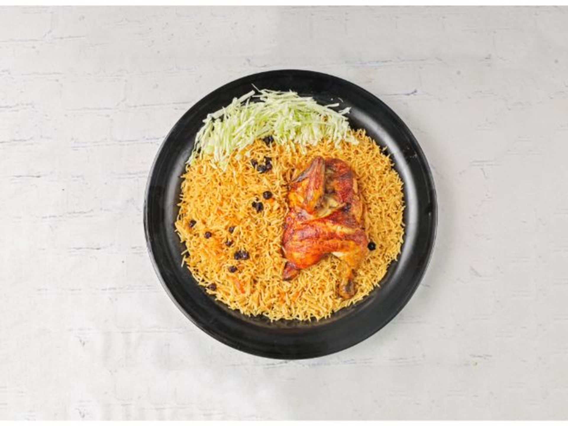 دجاج شواية مع الرز - نص حبة دجاج