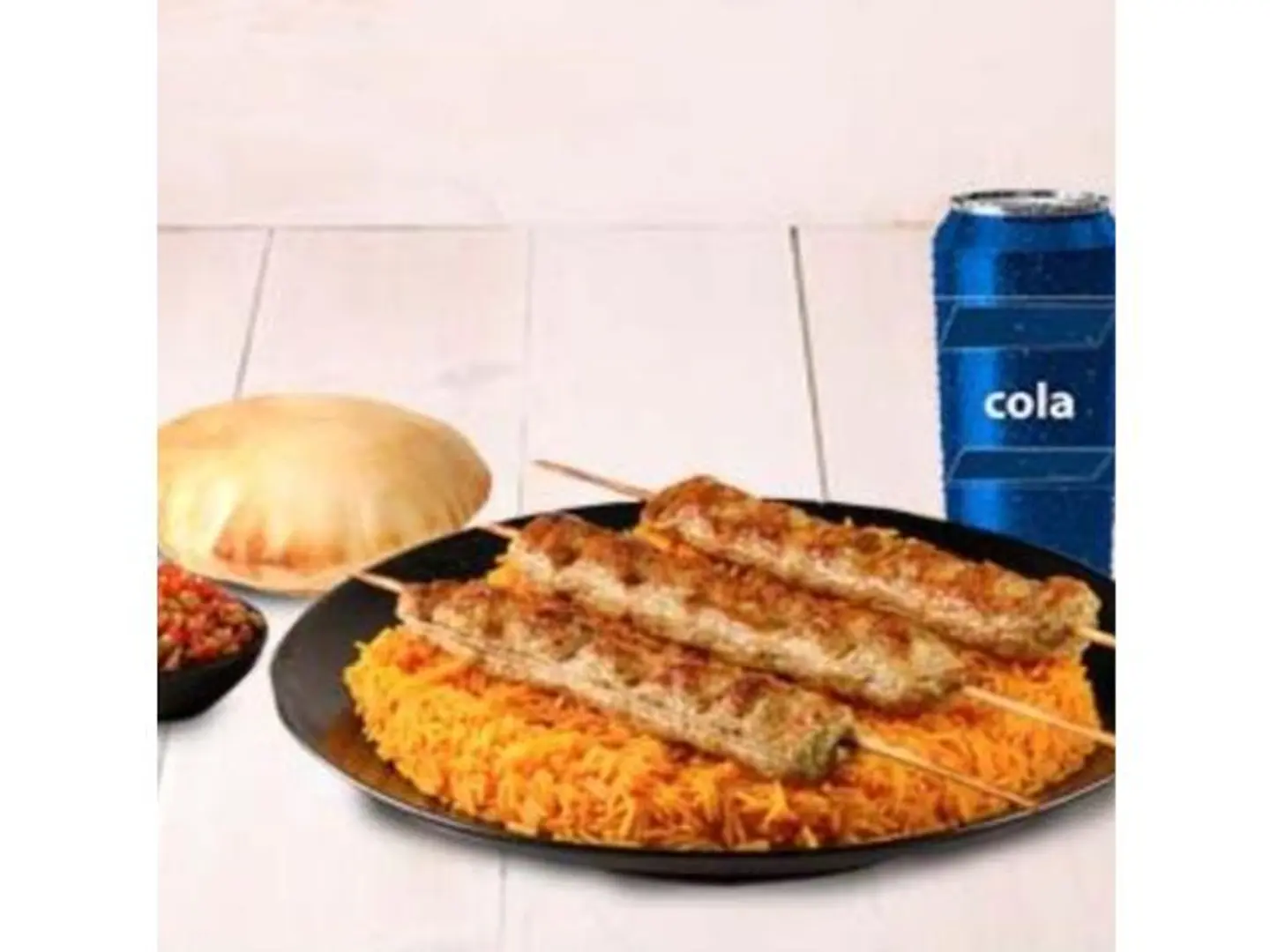 وجبة كباب مع أرز - صغير