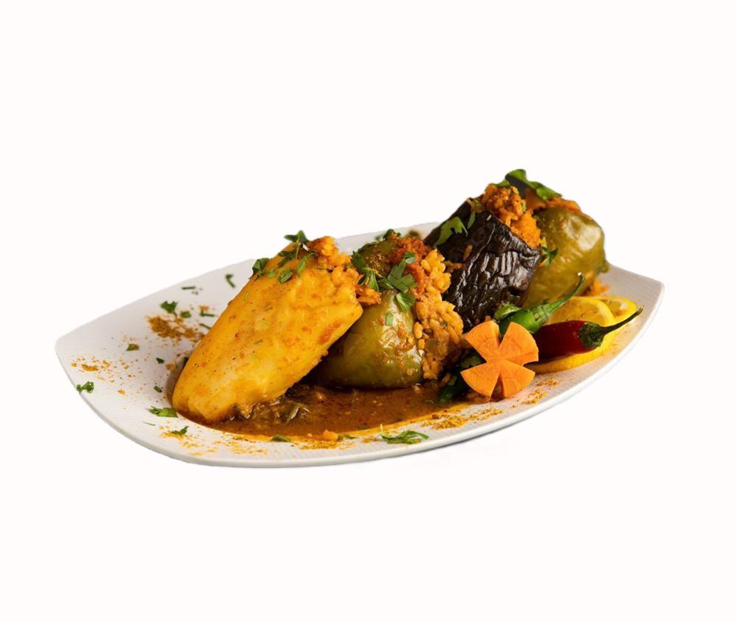 محاشي وسط - وسط