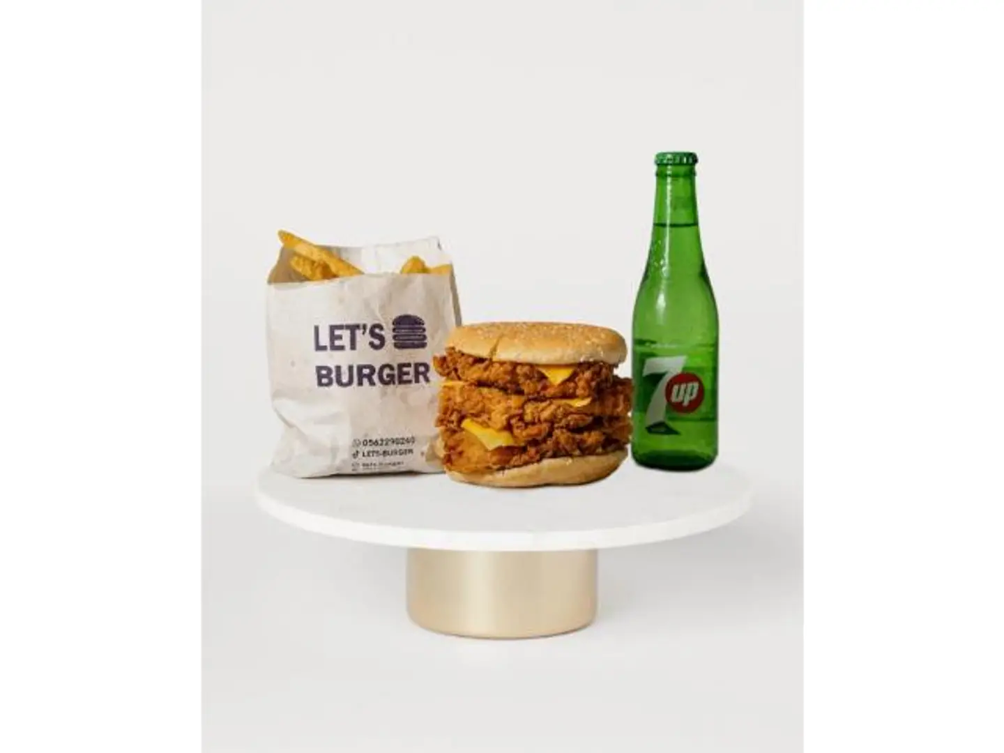 Crispy Chicken Burger Meal - Single