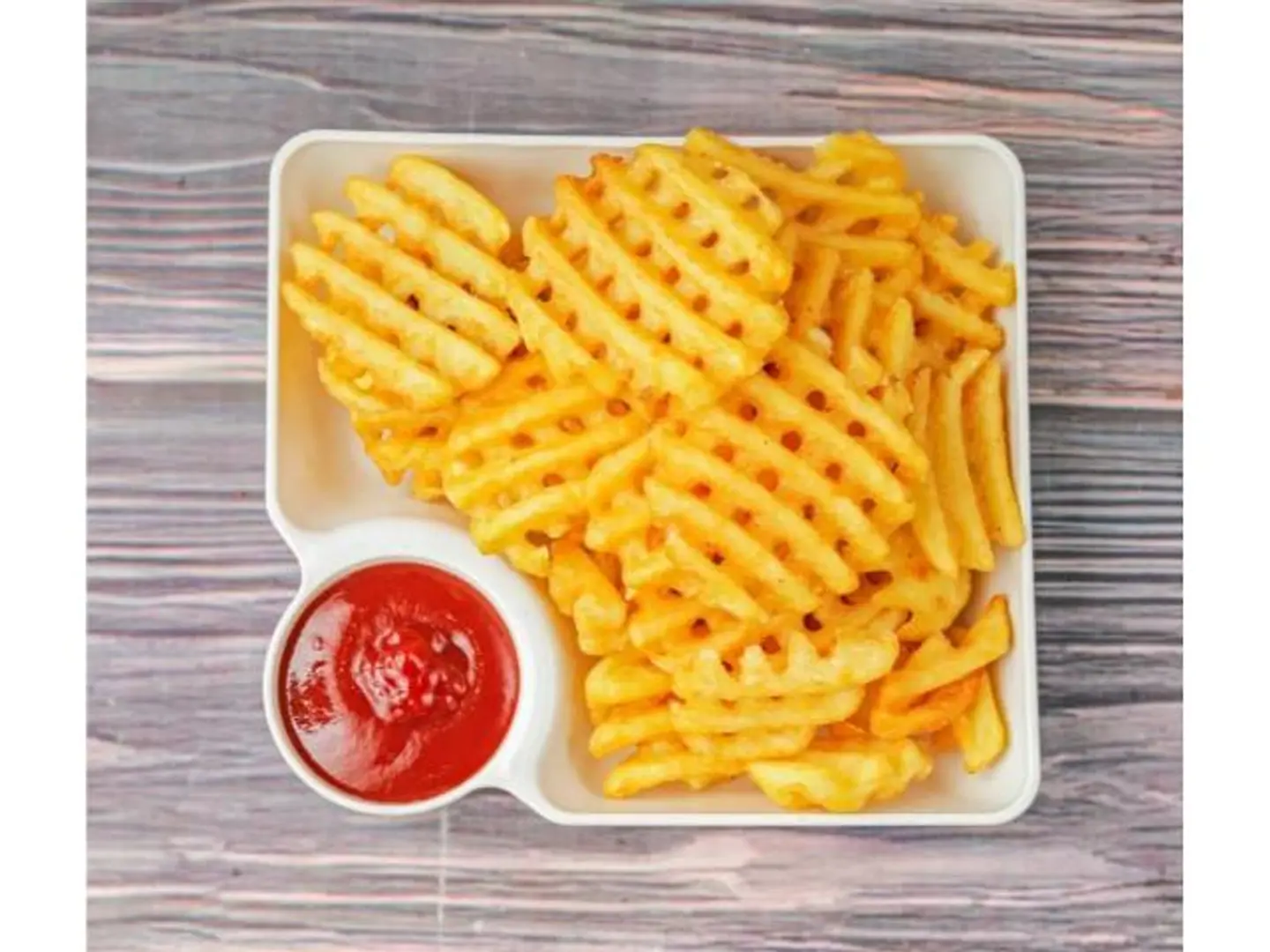 بطاطس كرسبي - وسط