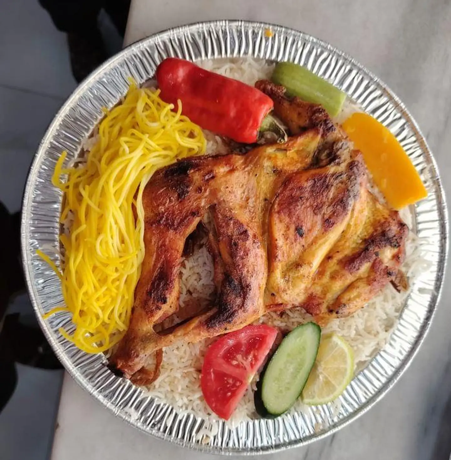 Mathbi Chicken With Rice - Quarter Of A Chicken