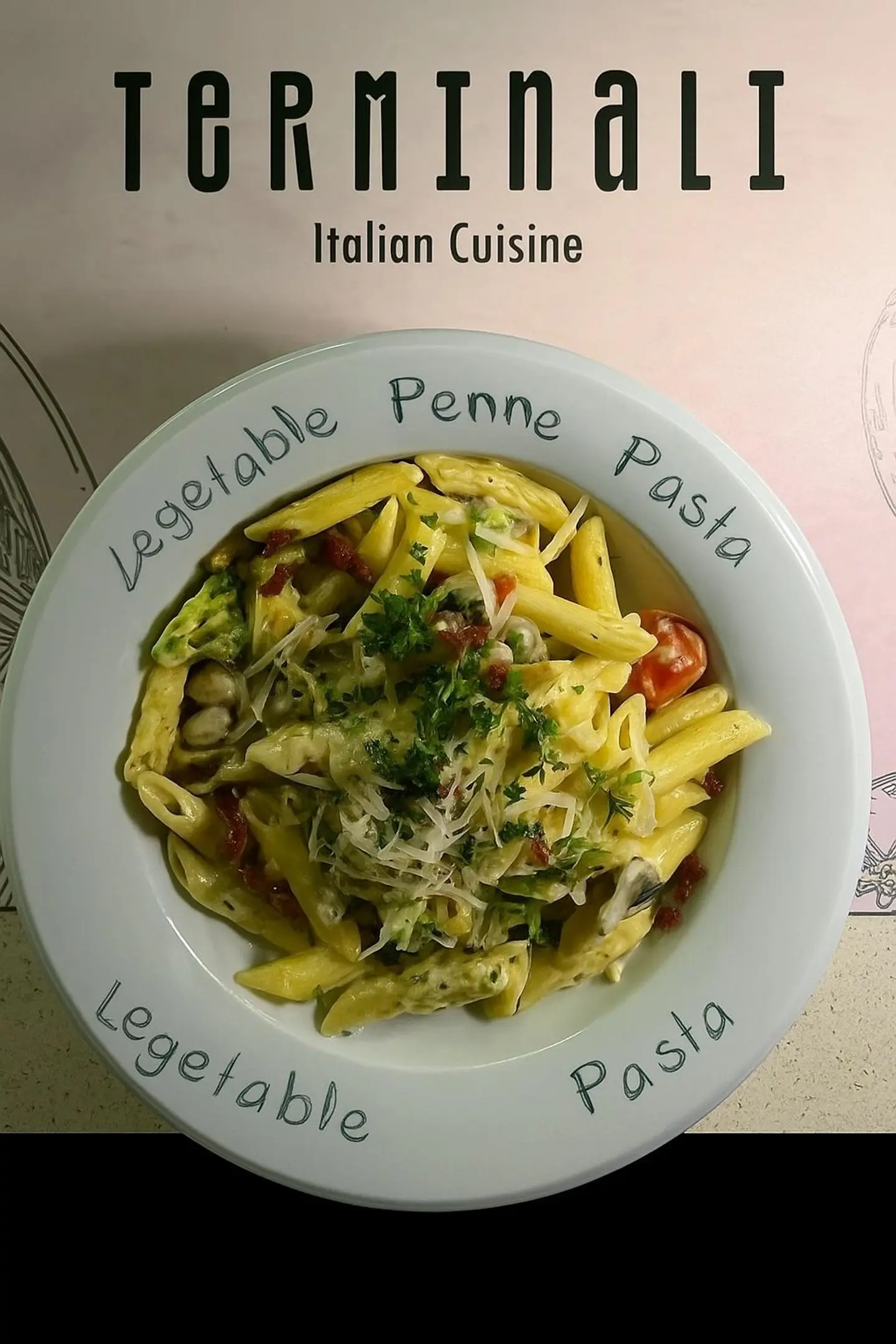 Penne Pasta - Vegetables