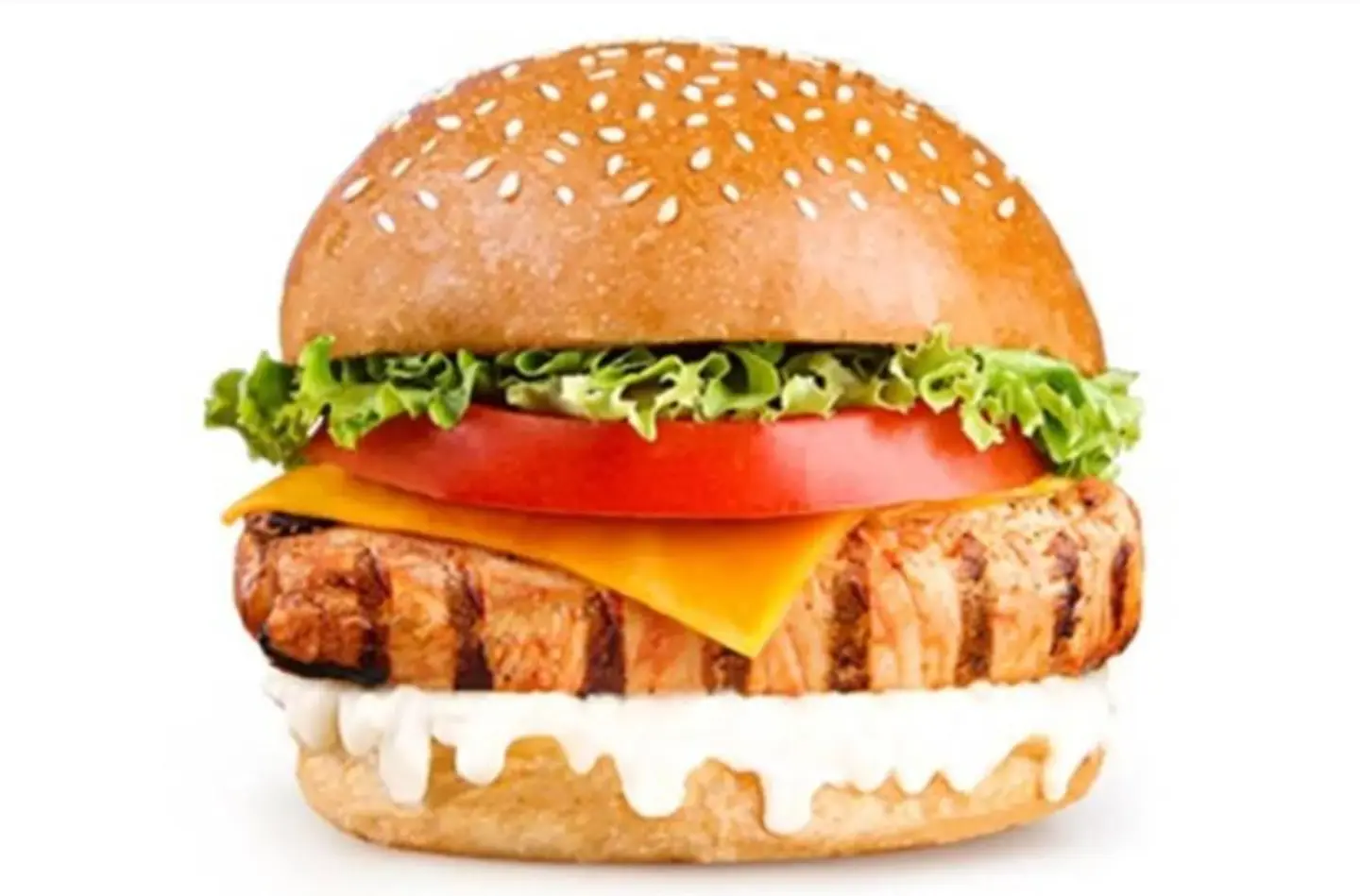 Chicken Burger With Heidi Sauce - Regular