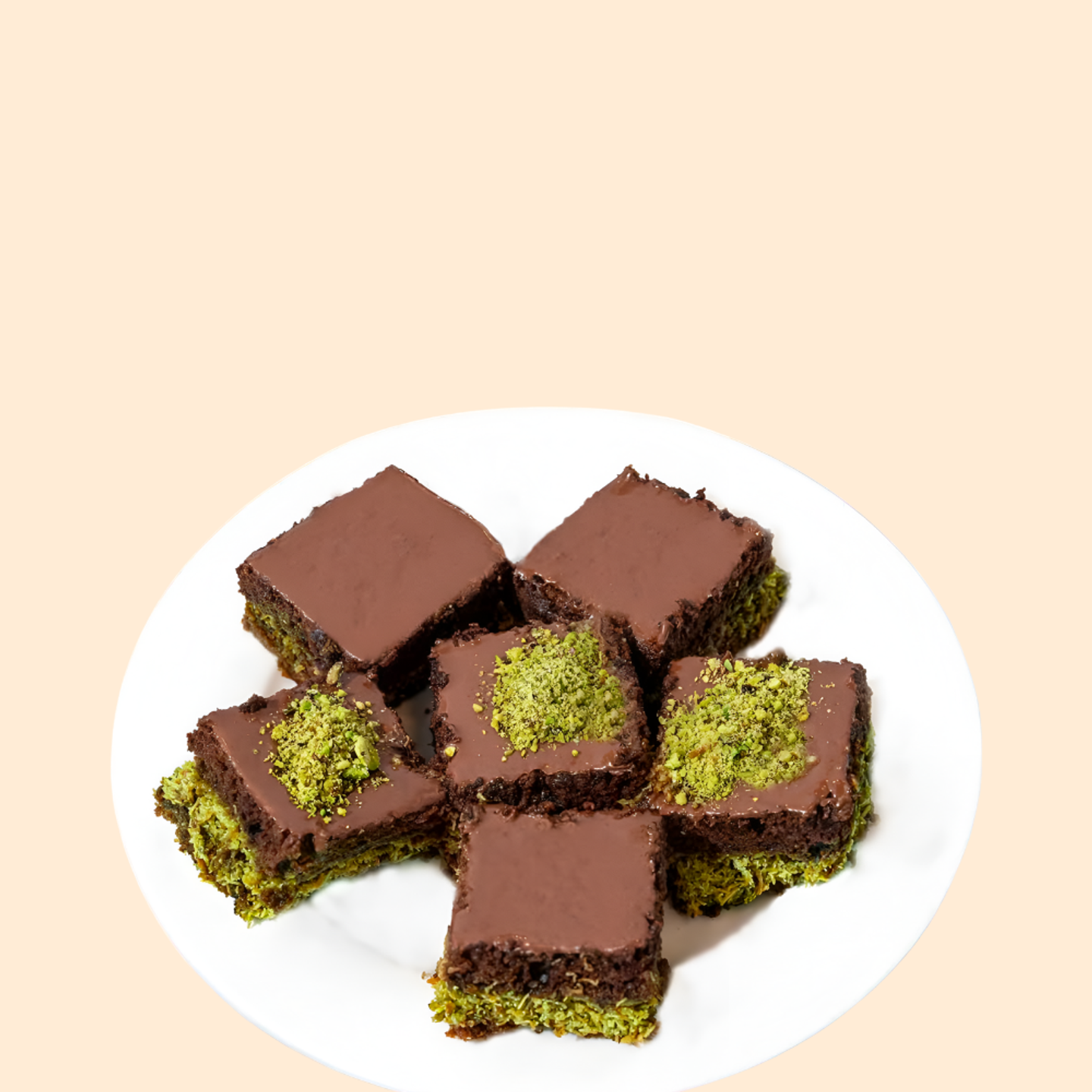 Pistachio And Kunafa Basbousa - Small Box