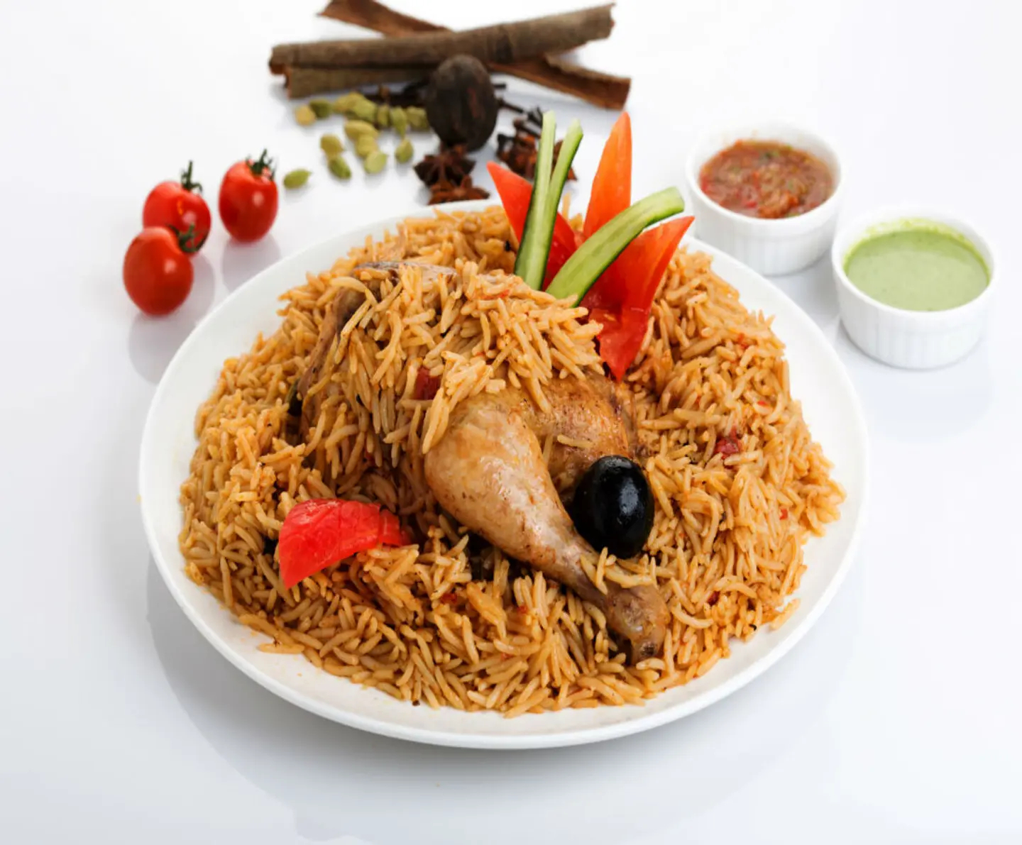 دجاج مضغوط - نصف