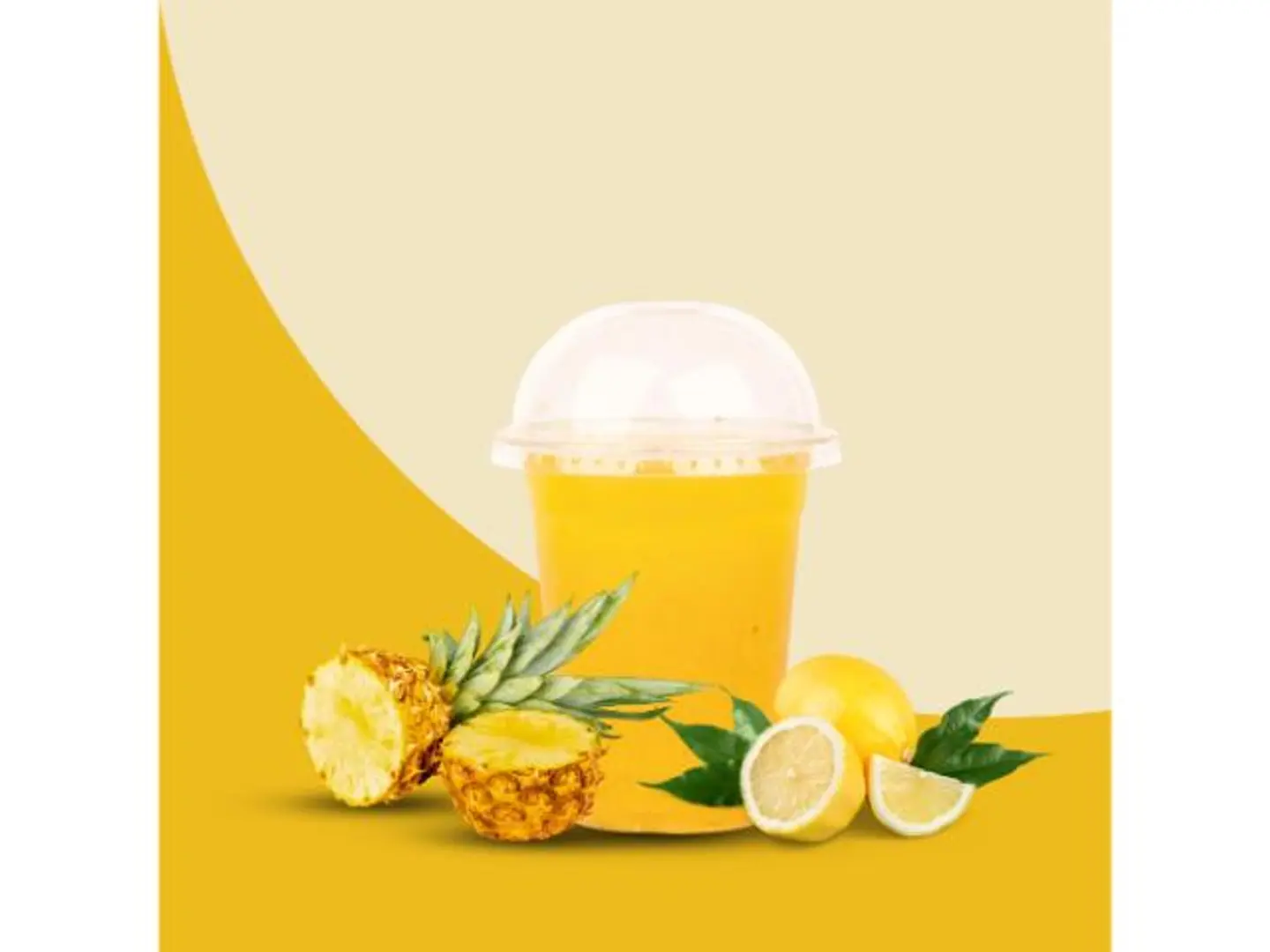 أناناس ليمون - وسط