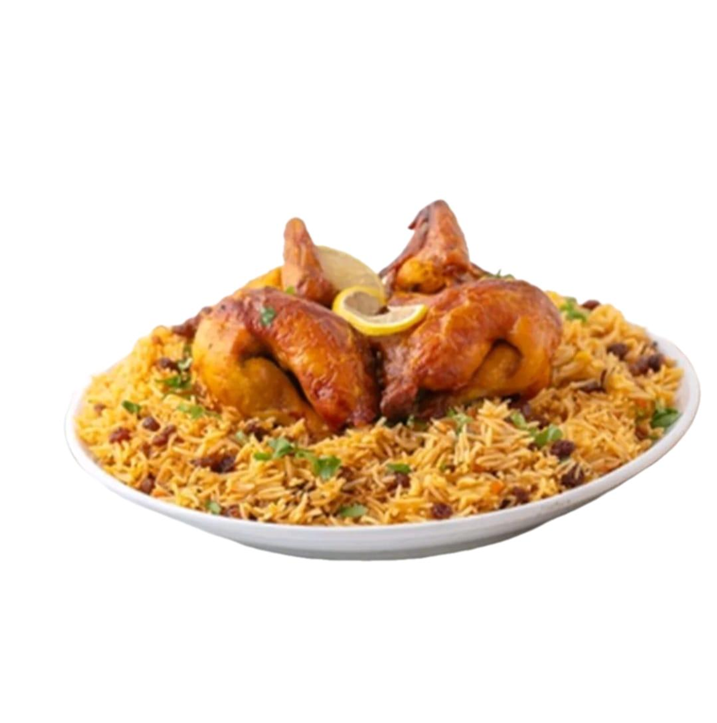 دجاج شواية مع رز - نصف حبة