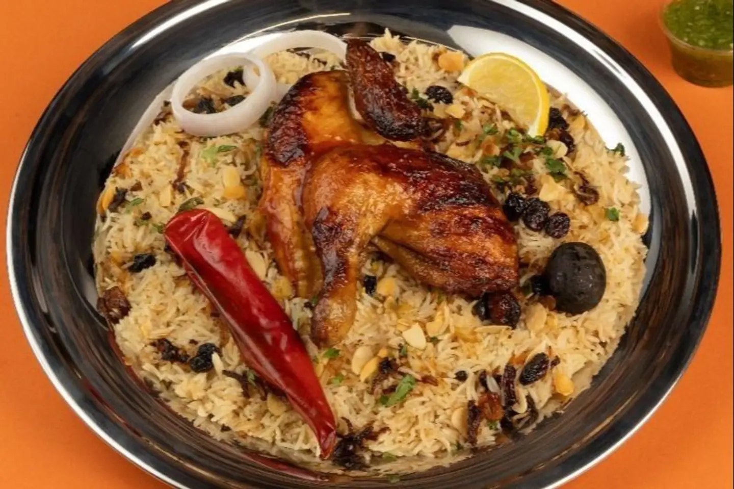 دجاج شواية تجميرة - نص حبة دجاج