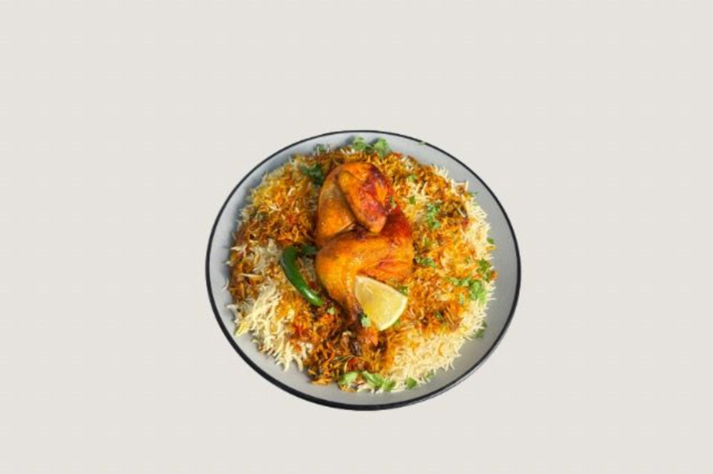 كبسة دجاج - نص حبة كبسة