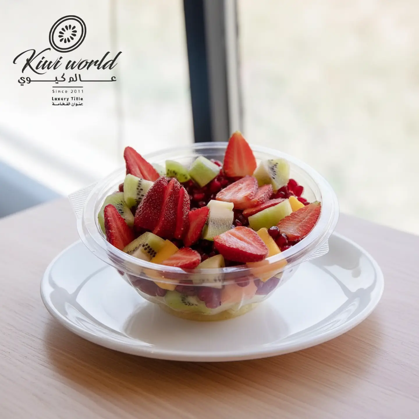 سلطة فواكه سادة - وسط