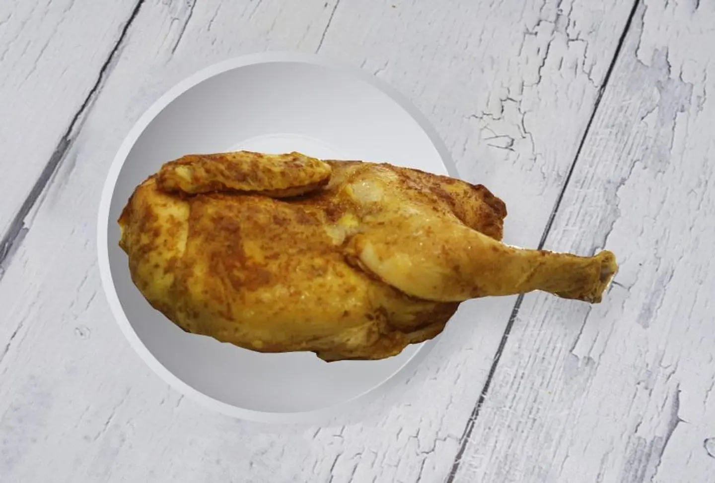 دجاج مندي سادة - نص حبة دجاج