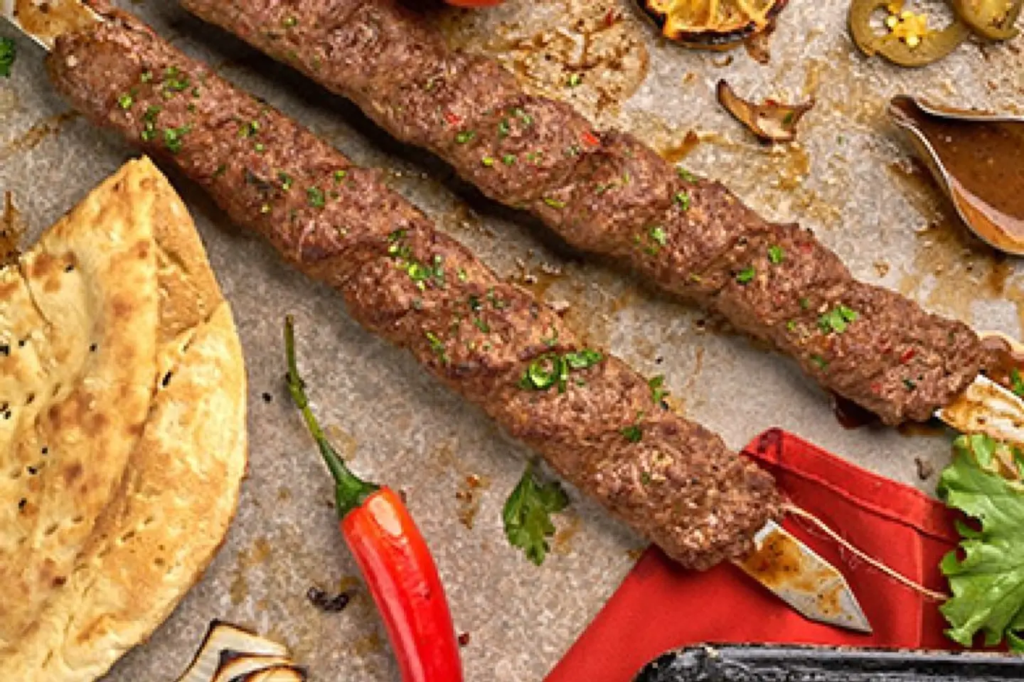 Lamb Kabab - For One Person
