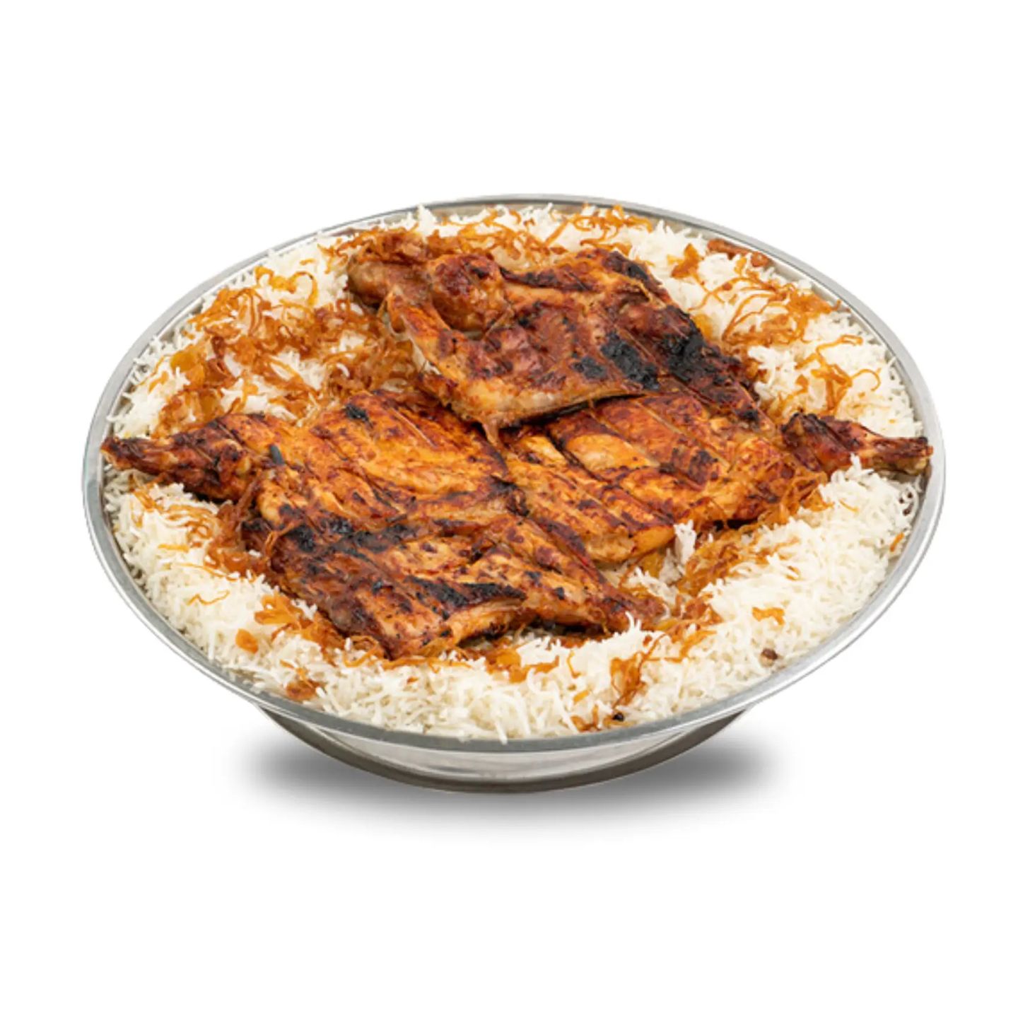 Charcoal Chicken With Rice - Half