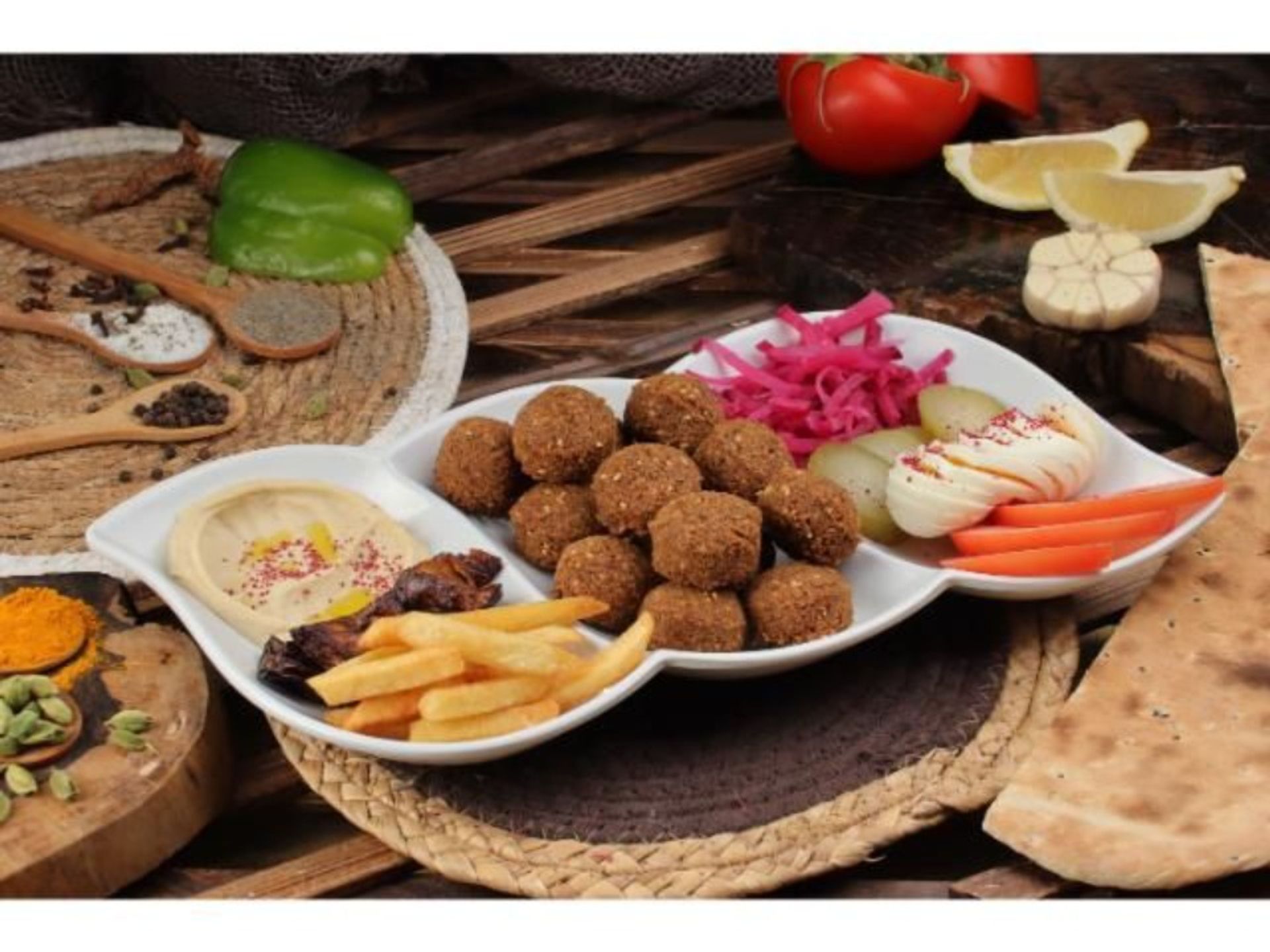 فلافل - وسط