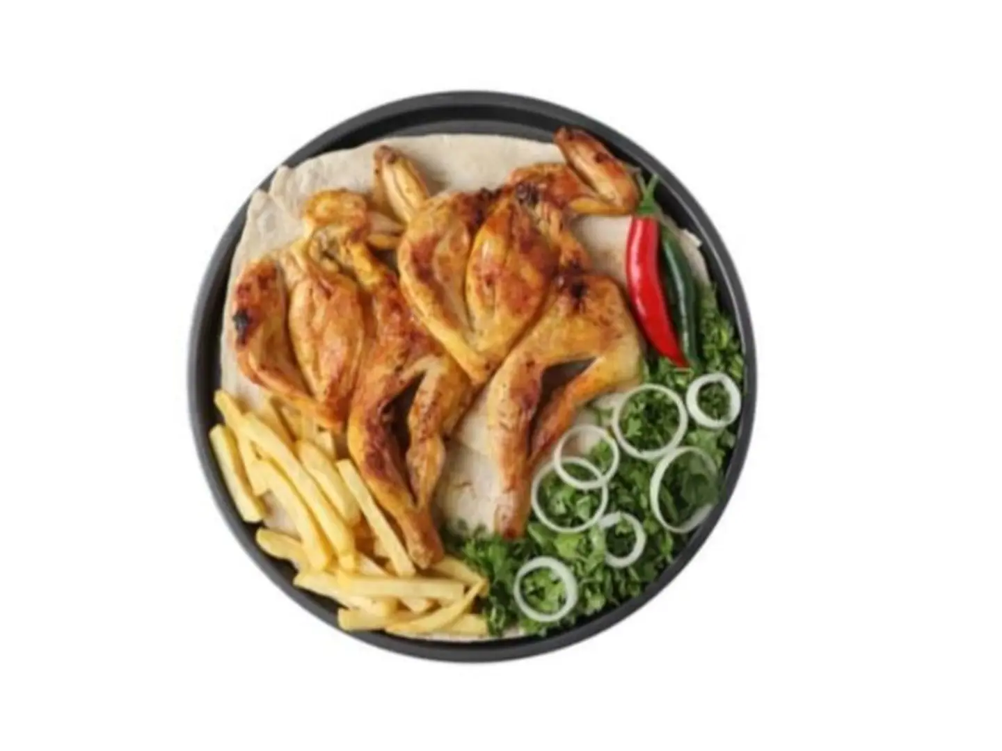 Plain Mathbi Chicken - Half A Chicken
