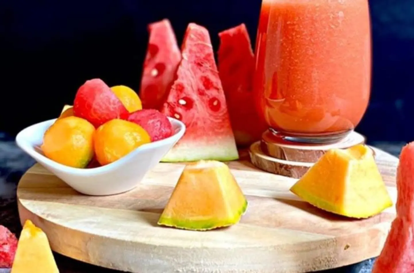 عصير شمام وأناناس - صغير