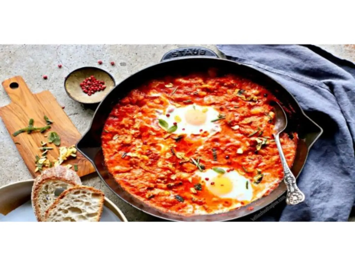 Red Beans With Eggs - Seared