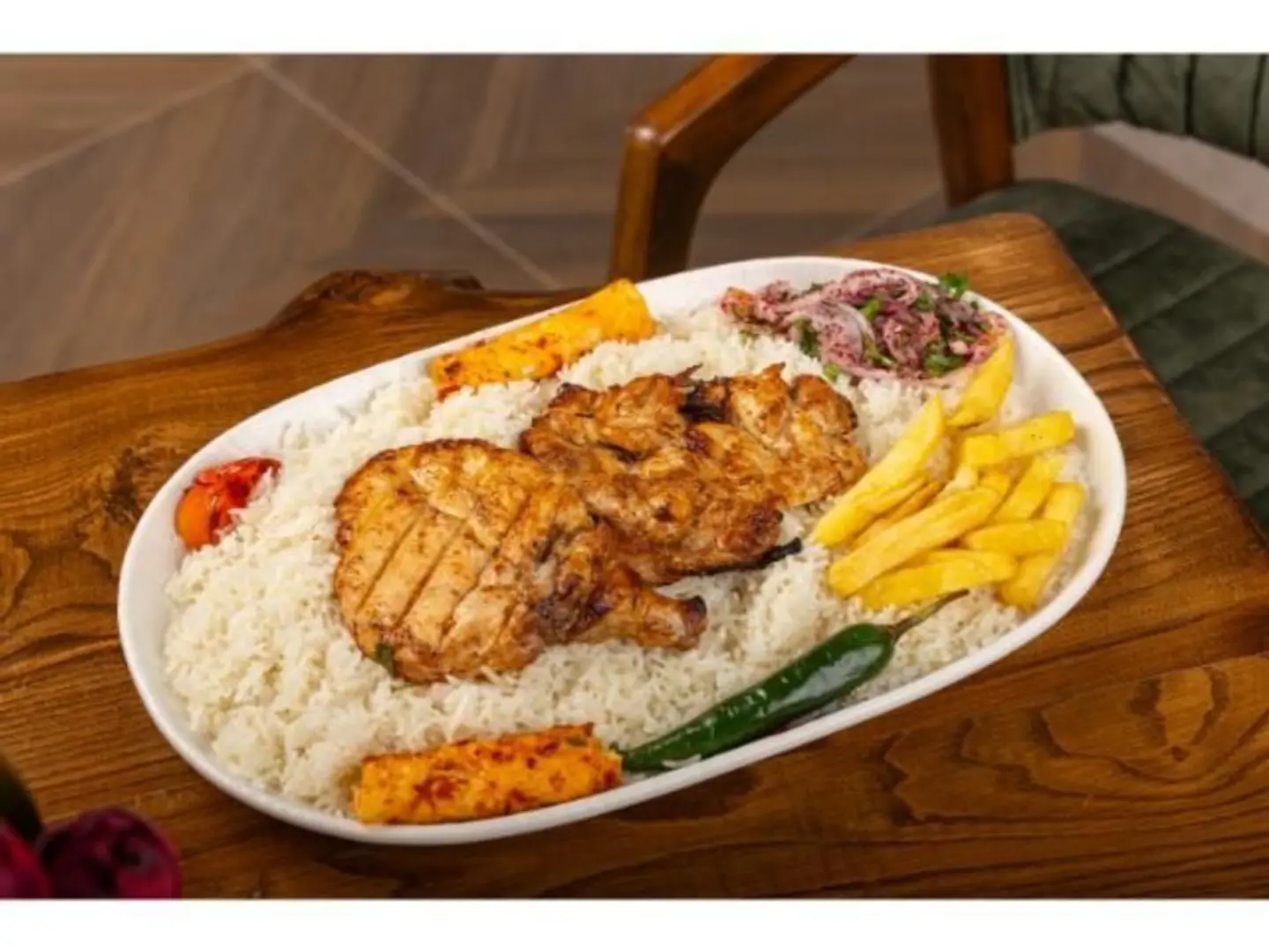 دجاج مسحب - ساده