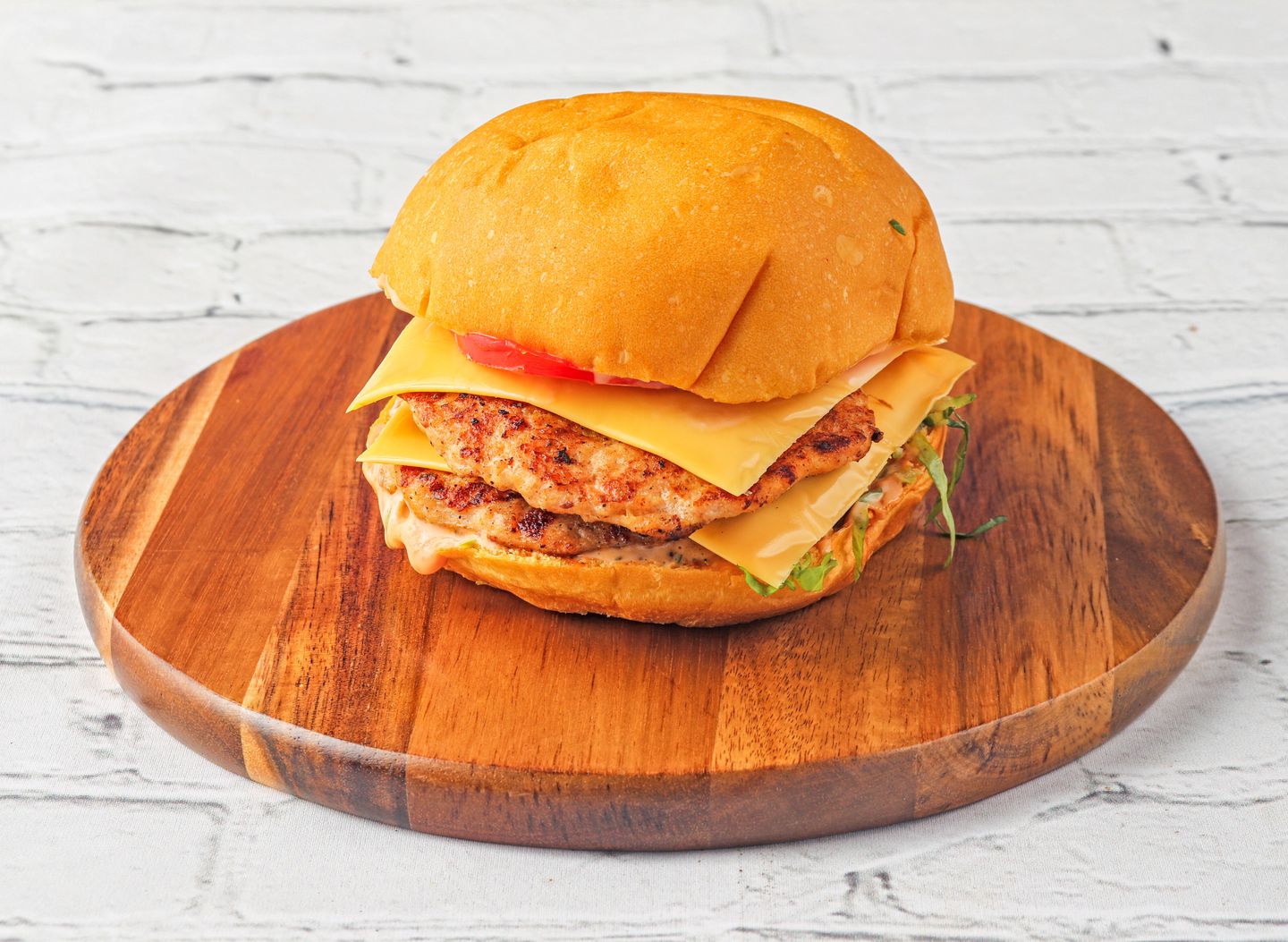 Double Grilled Chicken Burger - Sandwich