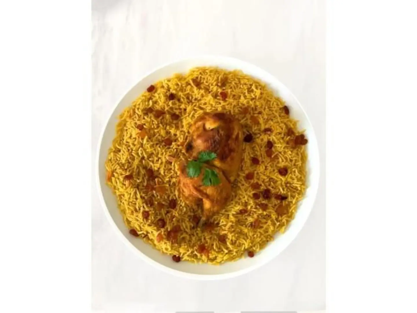 Adeni Chicken With Rice - Half