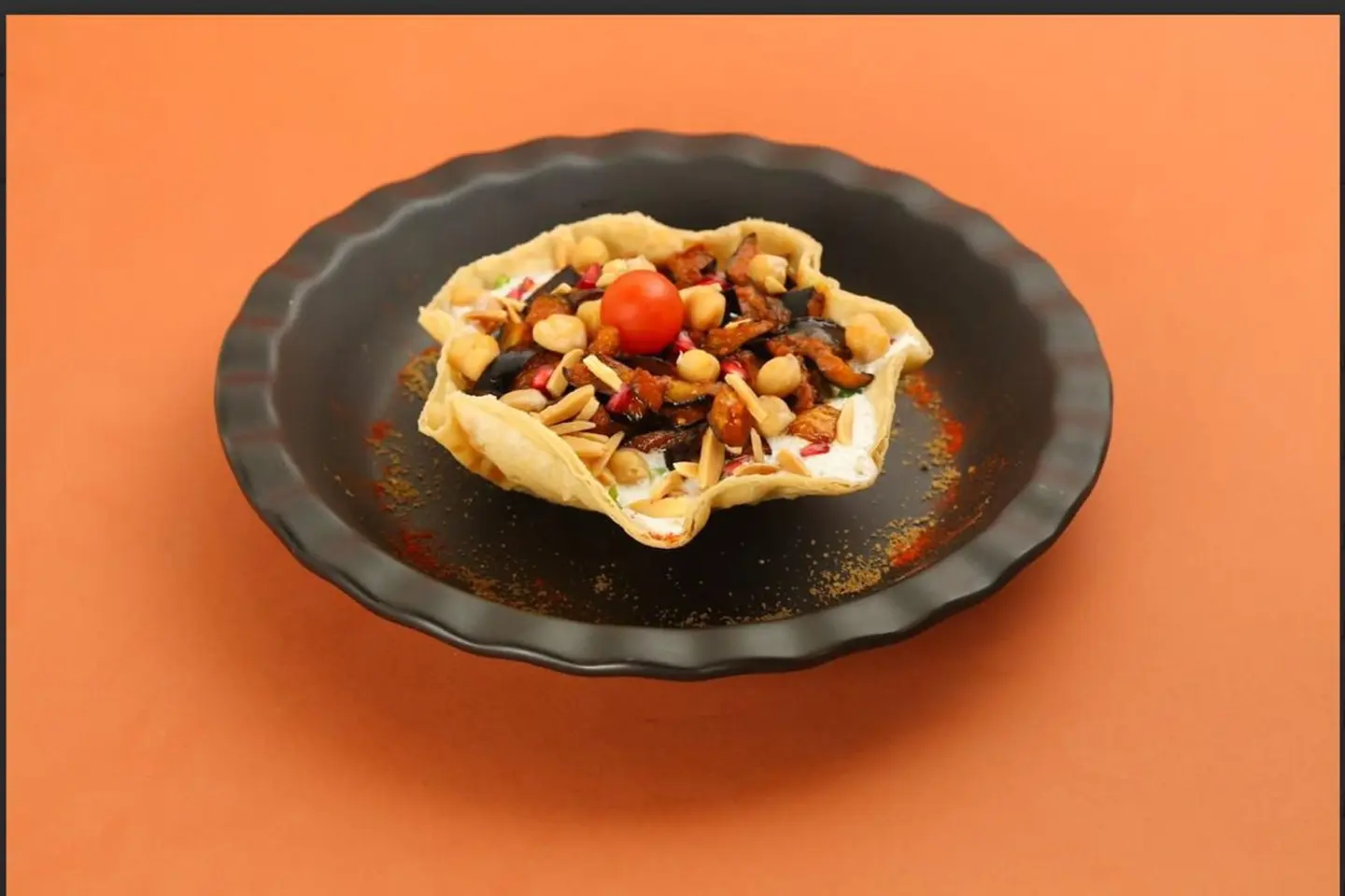 فتة باذنجان - وسط