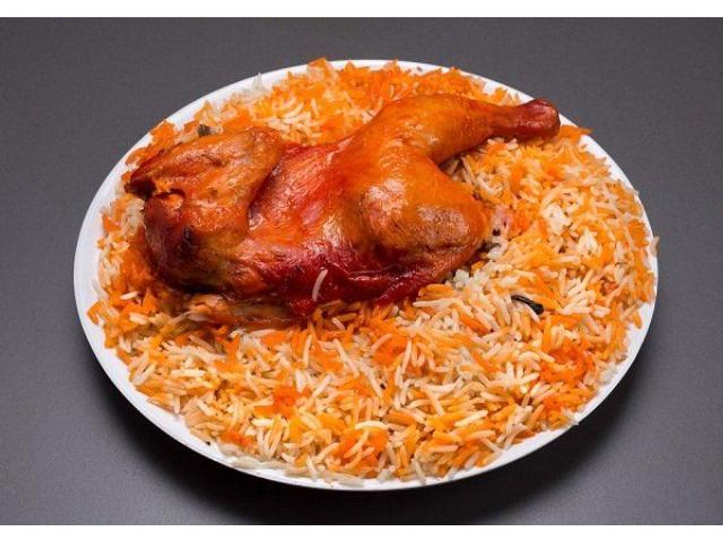 دجاج مندي - نص دجاج مع الارز