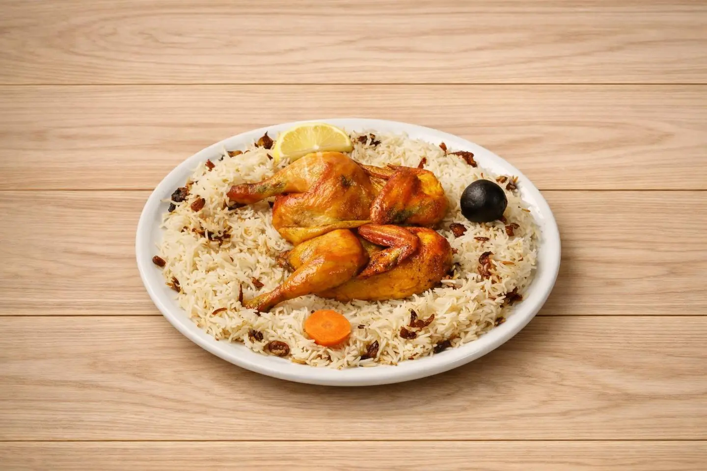 Mandi Chicken With Rice - Quarter Piece