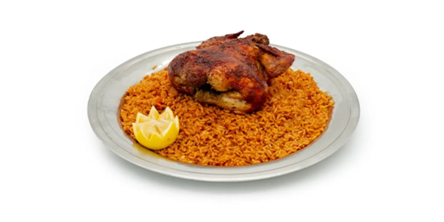 Grill With Red Rice - Half Chicken