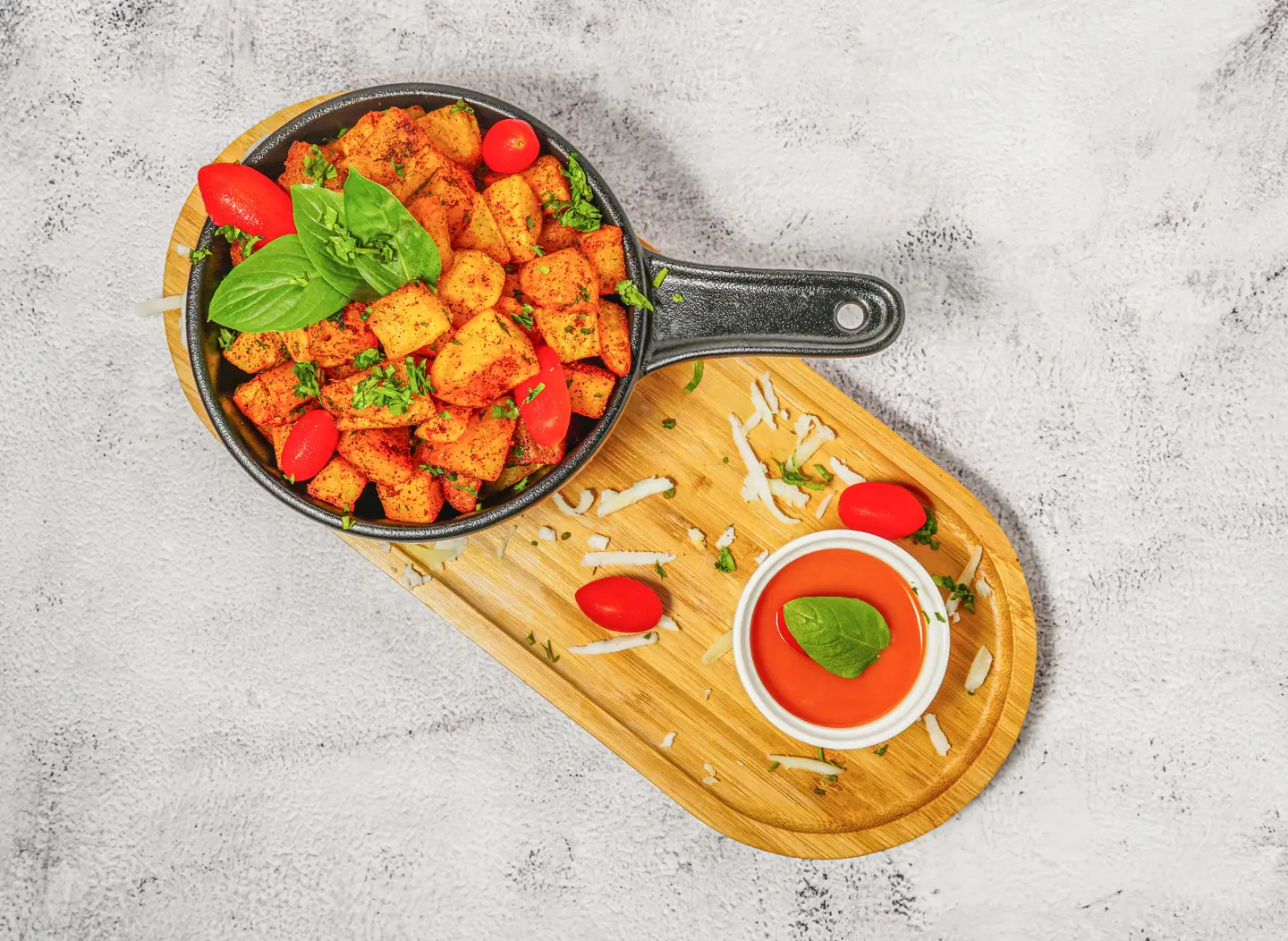 Spicy Potatoes - Dish