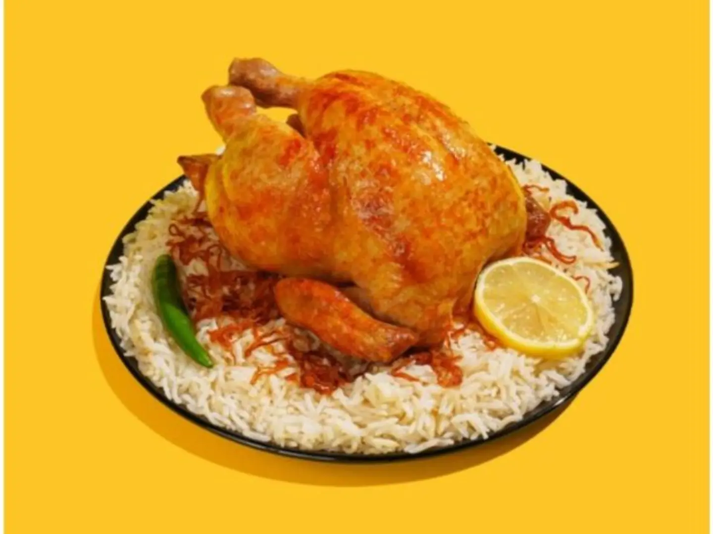 دجاج شوايه - نص حبة دجاج