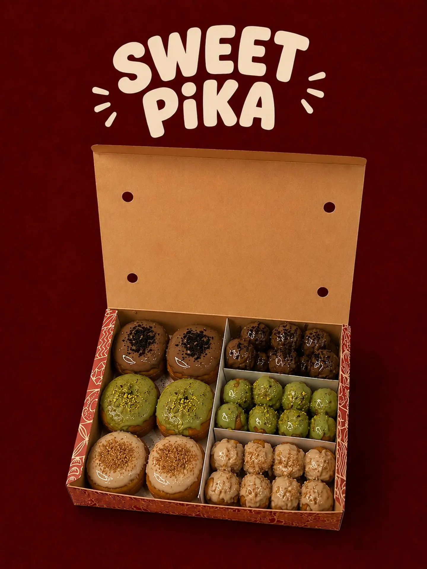 Mixed Logimat And Donuts Box - Small
