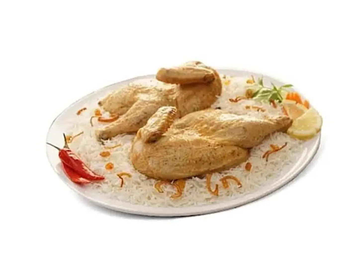 Madfoon Chicken With Rice - Half A Chicken