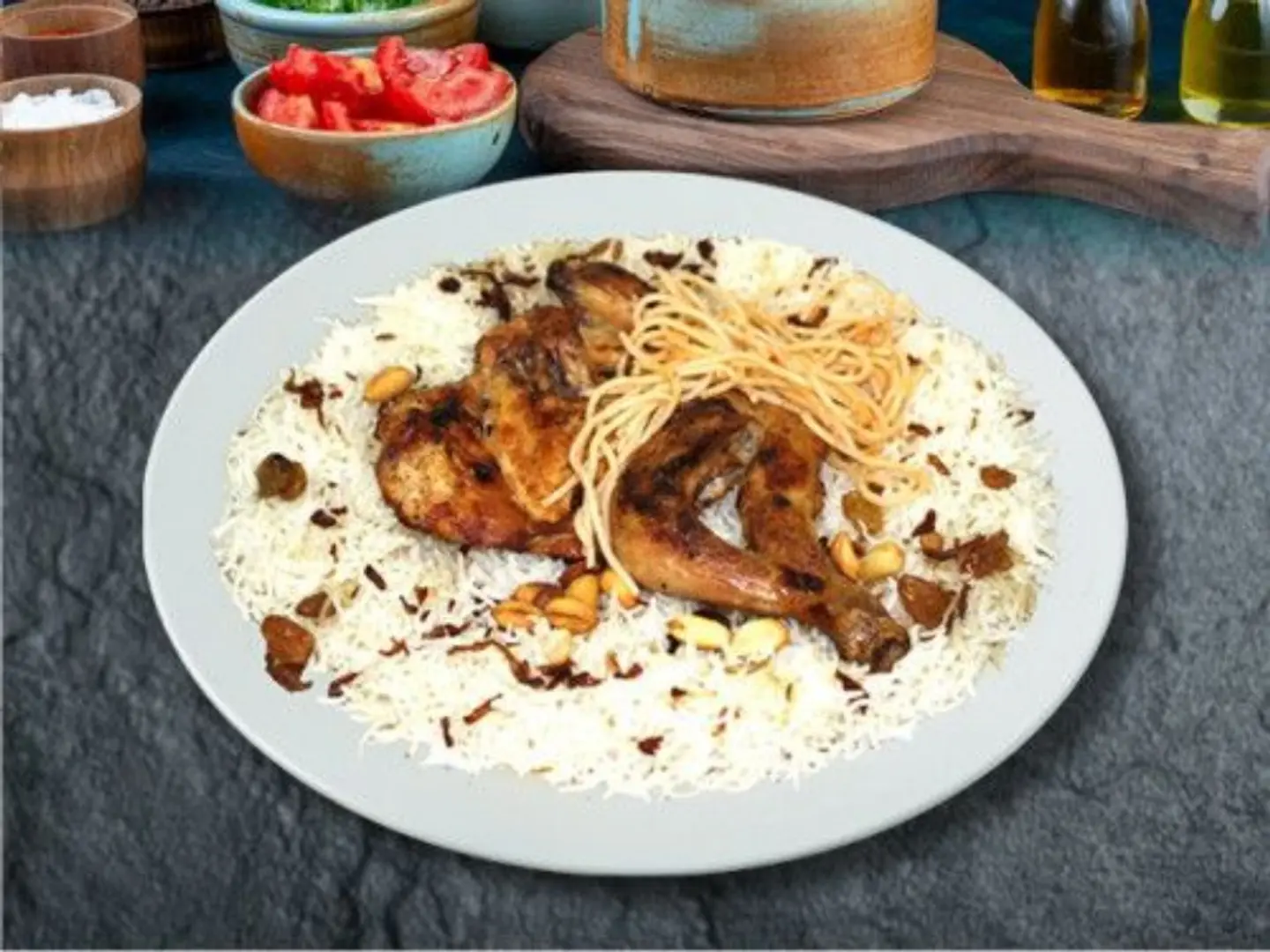 Shabi Rice Madbi - Half Chicken