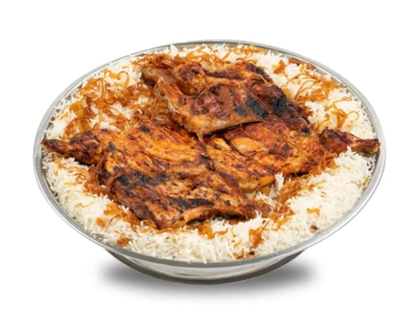 Charcoal Grilled Chicken Meal With Peshawari Rice - Half A Chicken