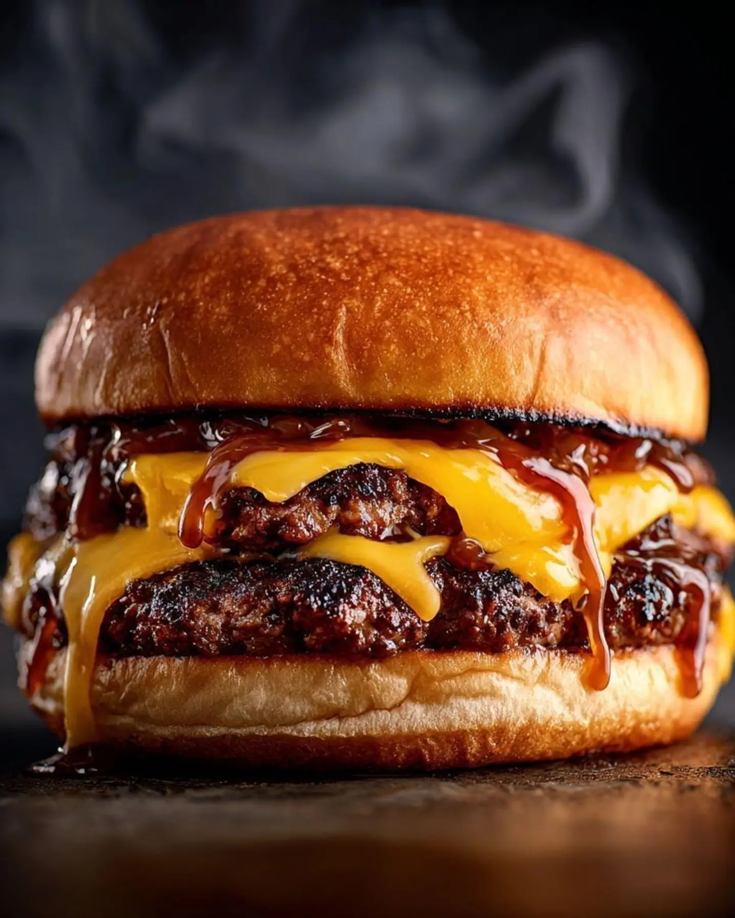 Honey Spicy Beef Burger - Sandwich