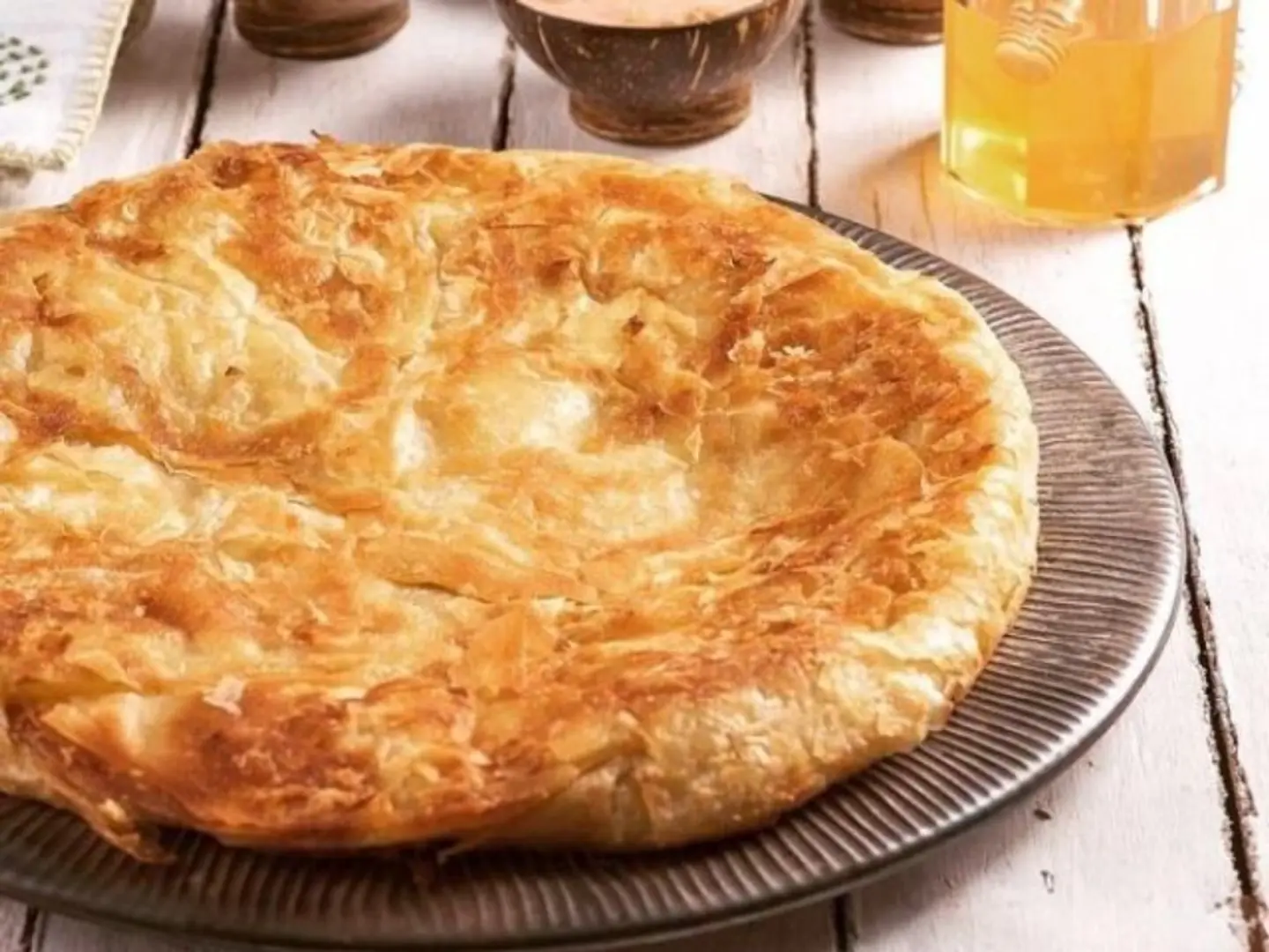 Plain Meshaltet Pie With Ghee - Small