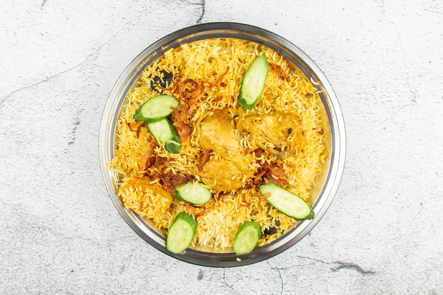 دجاج زربيان مع رز - دجاجة كاملة