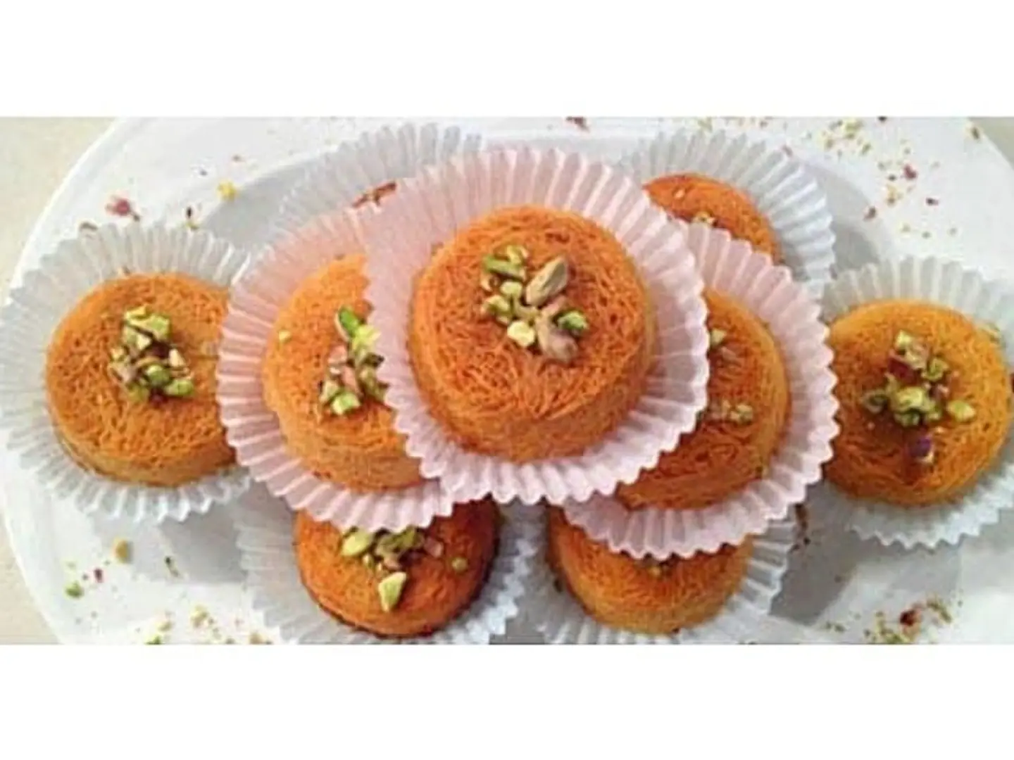 Kunafa Cups - 6 Pieces Without Sauce