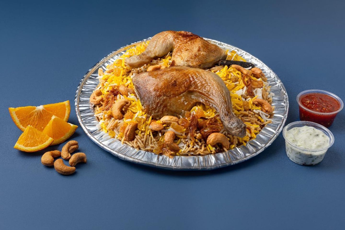 Kabli With Chicken - Half A Chicken