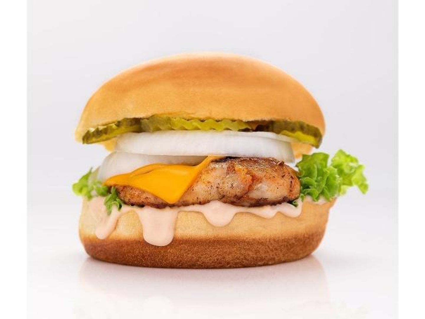 Mushroom Burger Chicken - Single