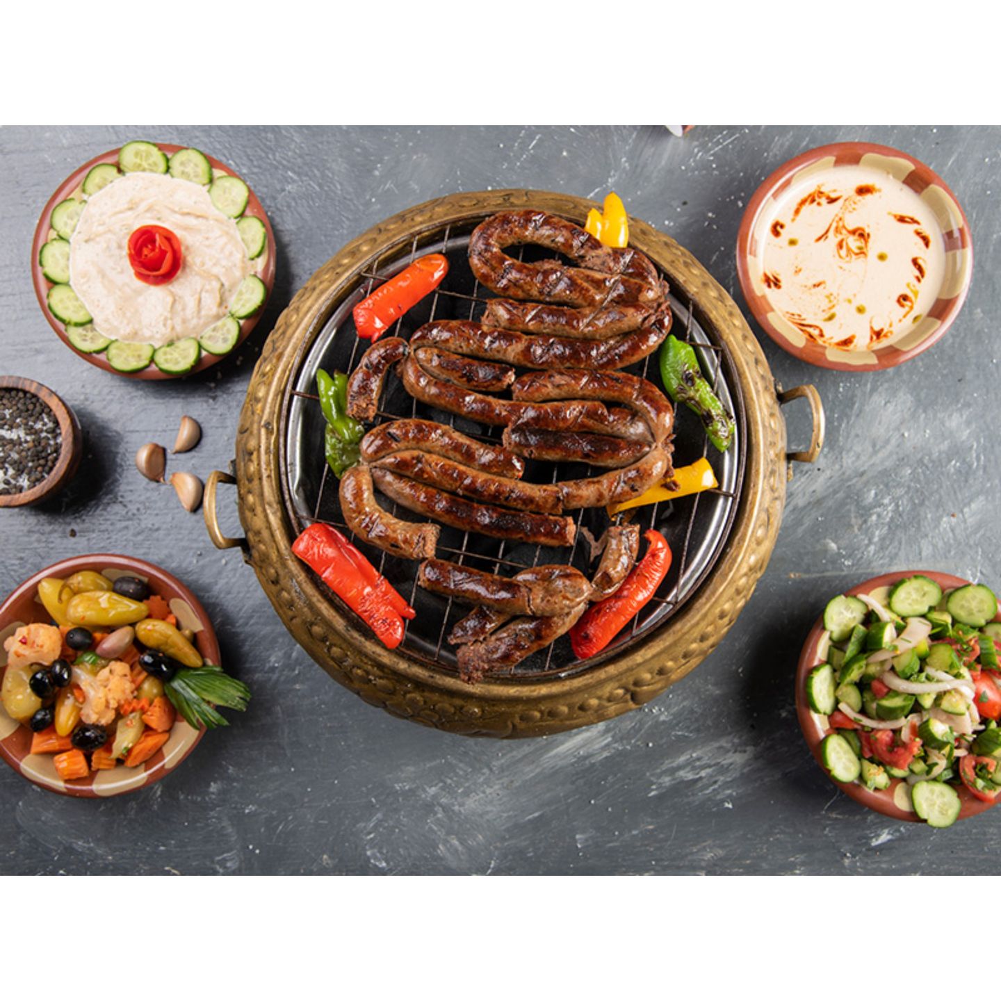 صحن سجق مشوي - صغير