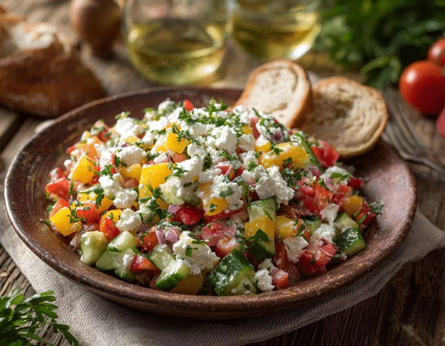 Cheese Spicy Salad - Small